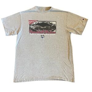 Men’s Champion XL T-shirt.  Rosenblatt Stadium The Final Chapter MCWS Omaha